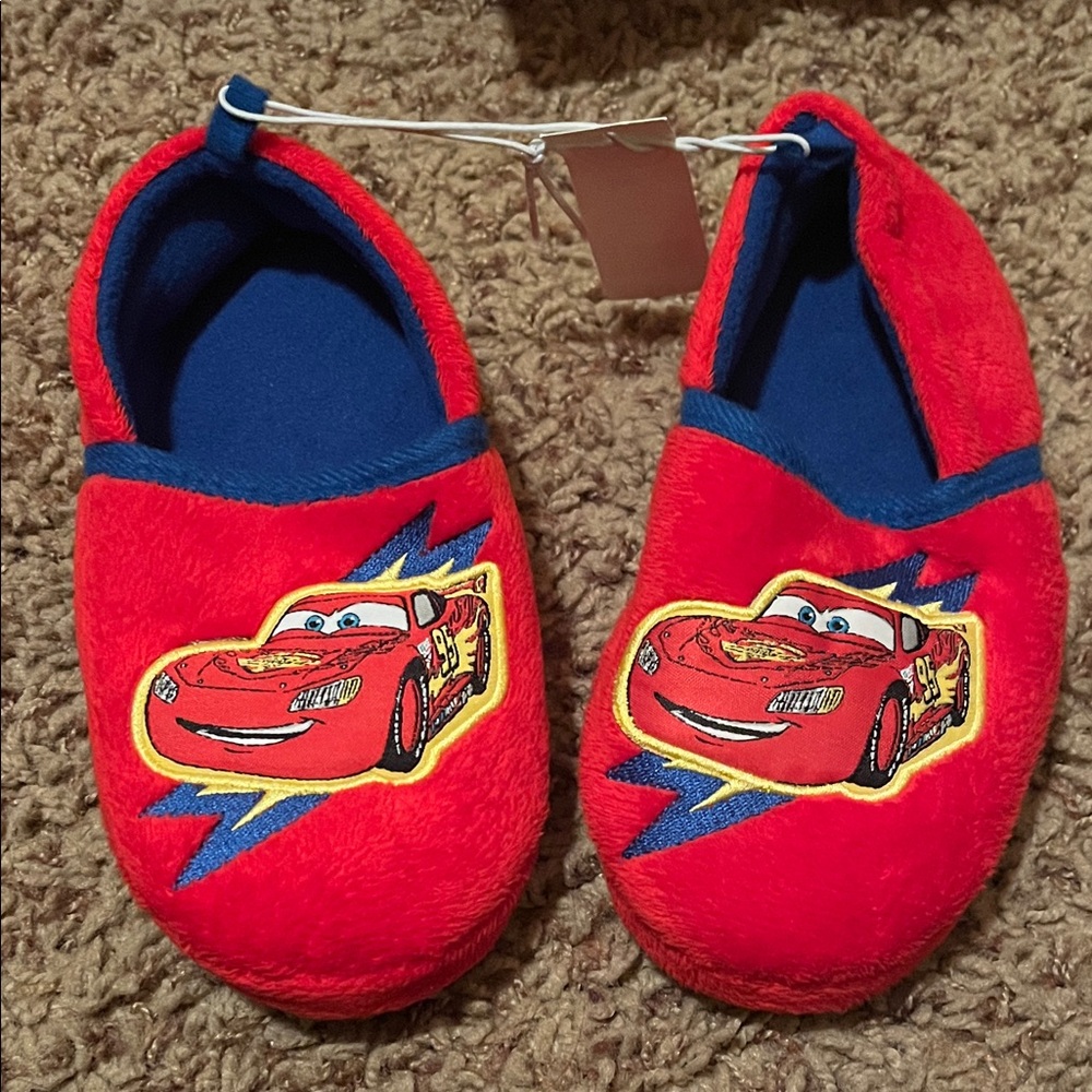 Disney Cars Red Kids Slippers